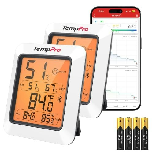 TempPro TempAir Bluetooth Greenhouse Hygrometer Thermometer: $24.79