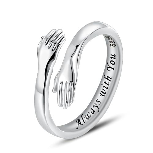 Lovecom 925 Sterling Silver Hug Ring: $21.59 Lovecom 925 Sterling Silver Hug Ring: $21.59