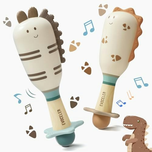 Dinosaur Baby Rattle and Teether 2-Pack: $15.38 Dinosaur Baby Rattle and Teether 2-Pack: $15.38