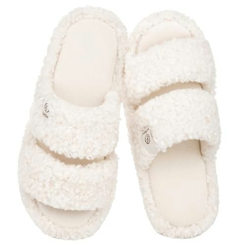 EverFoams Women's Open Toe Fuzzy Slippers: $9.02 EverFoams Women's Open Toe Fuzzy Slippers: $9.02