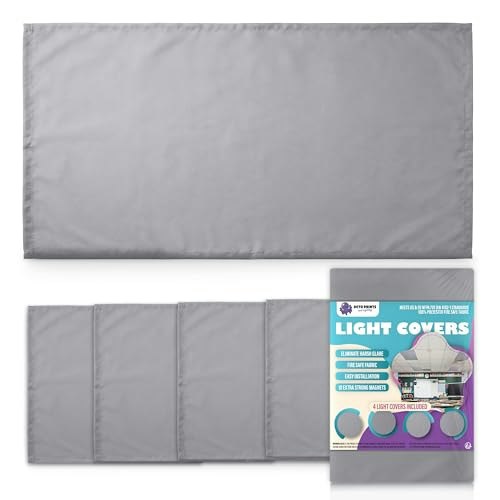 Magnetic Fluorescent Ceiling Light Cover 4-Pack: $29.59 Magnetic Fluorescent Ceiling Light Cover 4-Pack: $29.59