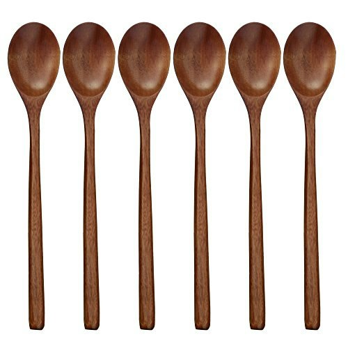 Adloryea 9-inch Wooden Eating Spoons 6-Pack: $7.65 Adloryea 9-inch Wooden Eating Spoons 6-Pack: $7.65
