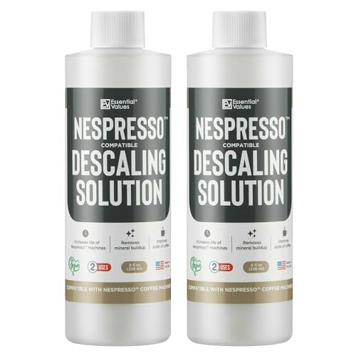 Essential Values Coffee and Espresso Machine Descaling Solution 2-Pack: $12.79