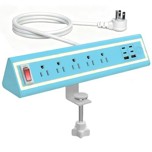 Nyytge Desk Clamp Power Strip with Nightlight: $29.93 Nyytge Desk Clamp Power Strip with Nightlight: $29.93