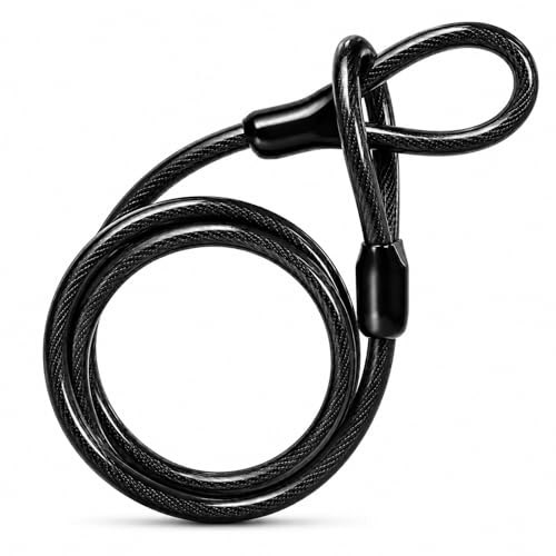 Feuowel Heavy-Duty Vinyl-Coated Steel Bike Security Cable: $7.69 Feuowel Heavy-Duty Vinyl-Coated Steel Bike Security Cable: $7.69