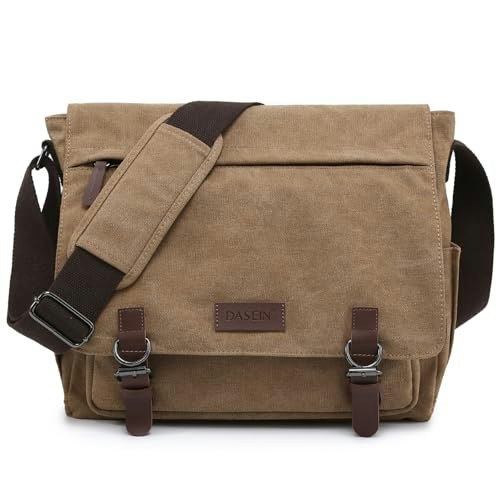 Dasein Vintage Canvas Messenger Bag: $25.83