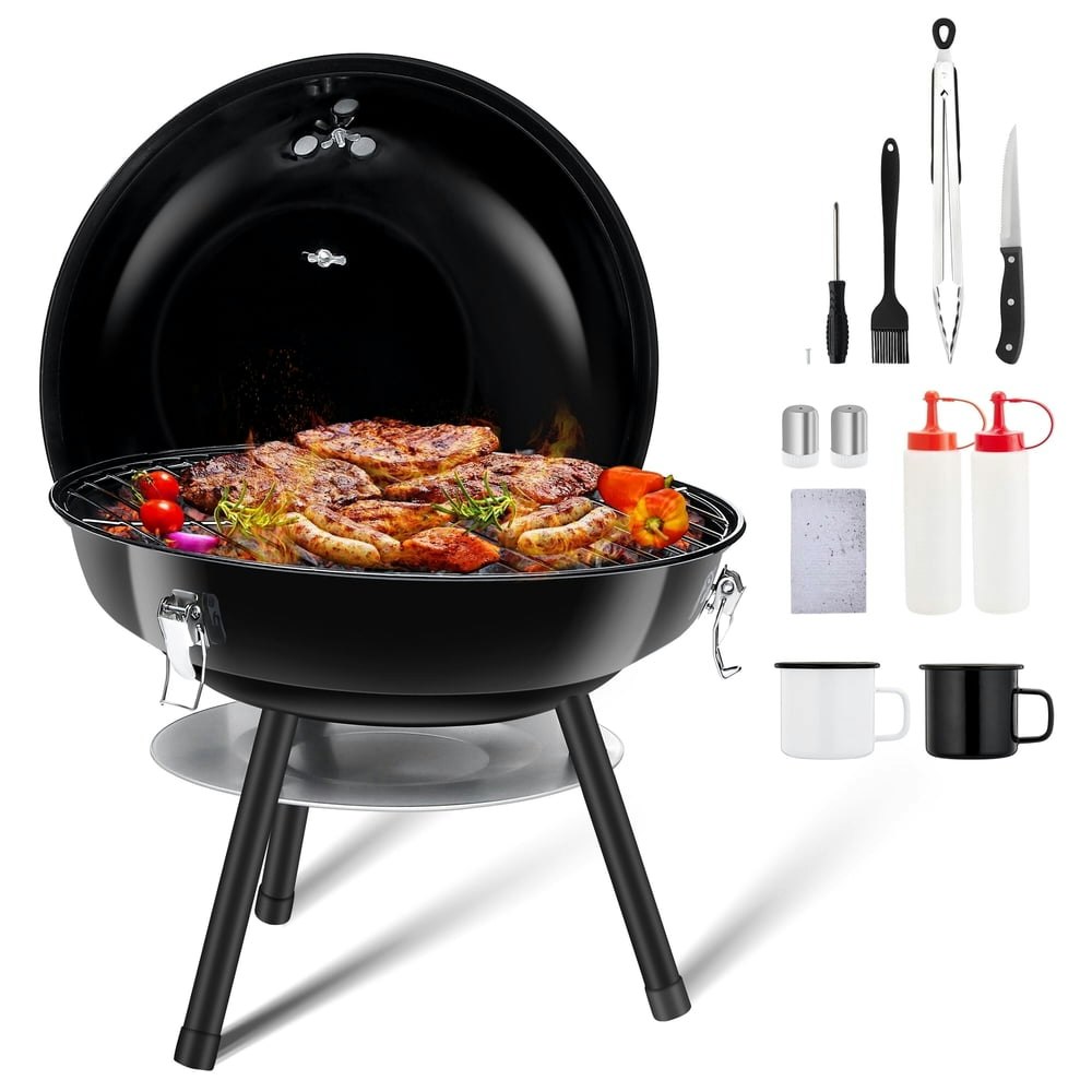 Coliware 14-inch Portable Charcoal Grill: $35.99 Coliware 14-inch Portable Charcoal Grill: $35.99