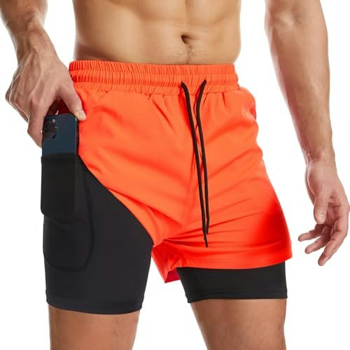 Surenow Men's 2-in-1 Running Shorts: $18.99 Surenow Men's 2-in-1 Running Shorts: $18.99