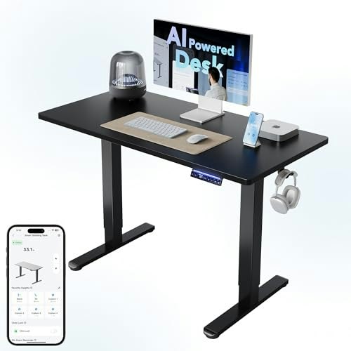 Huanuo 48-inch AI-Powered Electric Standing Desk: $95.99 Huanuo 48-inch AI-Powered Electric Standing Desk: $95.99