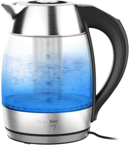 Mueller 1.8-Liter Electric Glass Kettle: $47.99 Mueller 1.8-Liter Electric Glass Kettle: $47.99