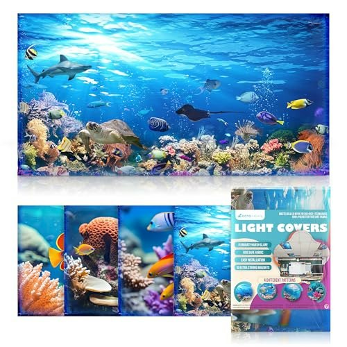 Magnetic Ocean Ceiling Light Cover 4-Pack: $29.59 Magnetic Ocean Ceiling Light Cover 4-Pack: $29.59