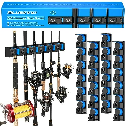 Plusinno V6 Vertical Fishing Rod Holder: $42