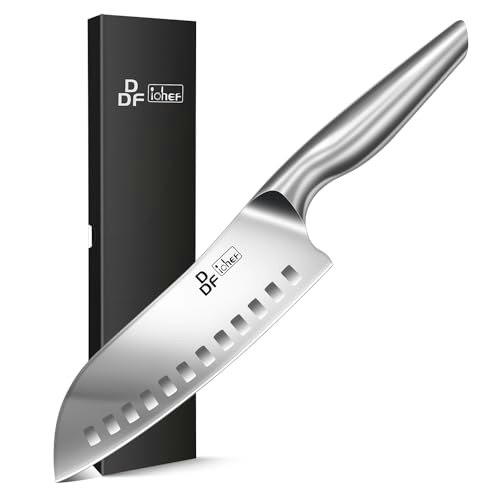 7-Inch High-Carbon Stainless Steel Santoku Chef Knife: $15.99 7-Inch High-Carbon Stainless Steel Santoku Chef Knife: $15.99