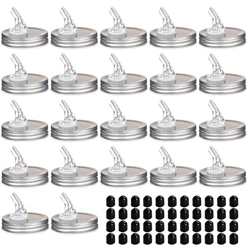 Mason Jar Pour Spouts 22-Pack: $37.92 Mason Jar Pour Spouts 22-Pack: $37.92