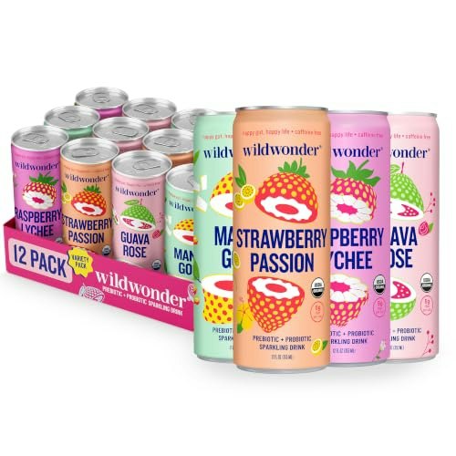 Wildwonder Classic Variety Sparkling Probiotic Drink 12-Pack: $35.19 Wildwonder Classic Variety Sparkling Probiotic Drink 12-Pack: $35.19