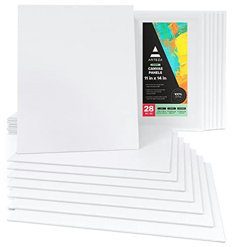 Arteza 11x14-inch Canvas Panels 28-Pack: $28.69 Arteza 11x14-inch Canvas Panels 28-Pack: $28.69