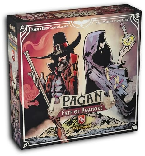 Capstone Games Pagan Fate of Roanoke 2-Player Strategy Card Game: $31.40 Capstone Games Pagan Fate of Roanoke 2-Player Strategy Card Game: $31.40