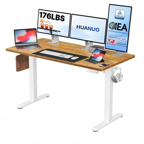 Huanuo 55x28-Inch Electric Standing Desk: $123.49 Huanuo 55x28-Inch Electric Standing Desk: $123.49