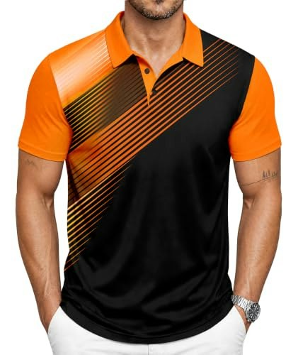 Scodi Men's Moisture Wicking Short Sleeve Polo Shirt: $12.99 Scodi Men's Moisture Wicking Short Sleeve Polo Shirt: $12.99