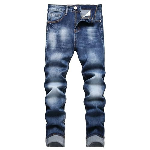 Junbaoss Men's Slim Fit Stretch Denim Pants: $26.39