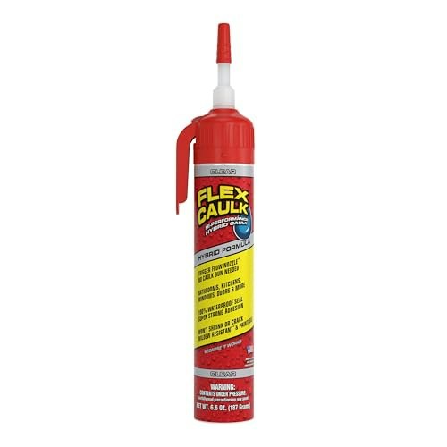 Flex Caulk Hybrid Polymer Waterproof Sealant 6.6-oz.: $15.99