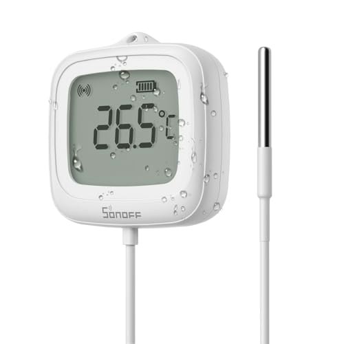 Sonoff SNZB-02LD Zigbee Temperature Sensor with Probe: $15.91
