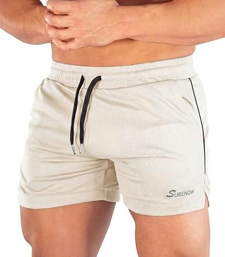 Surenow Men's 3-Inch Athletic Workout Shorts: $14.99