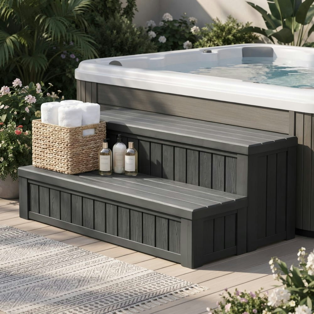 Dovov Hot Tub Storage Steps: $83.69