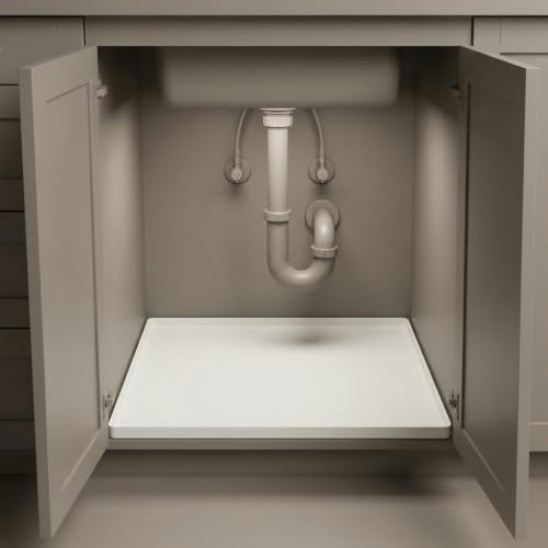 Basin 22x22-Inch Heavy Duty Under Sink Mat: $23.96
