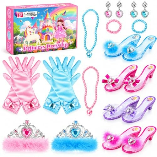 Princess Dress Up Shoes and Jewelry Set: $25.26 Princess Dress Up Shoes and Jewelry Set: $25.26