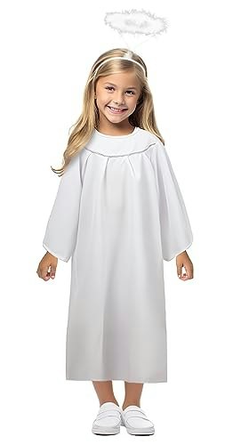 Homelex Kids Angel Costume with Halo Headband: $14.99 Homelex Kids Angel Costume with Halo Headband: $14.99