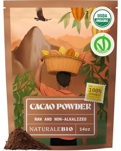 NaturaleBio 14-oz. Organic Cacao Powder: $14.99
