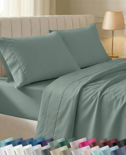 California Design Den Queen Cotton Sateen Sheet Set: $48.79 California Design Den Queen Cotton Sateen Sheet Set: $48.79