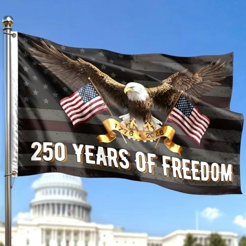 250th Anniversary USA 3x5-Foot Flag: $15.99 250th Anniversary USA 3x5-Foot Flag: $15.99