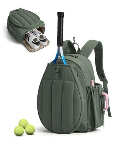 Bagsmart Quilted Tennis and Pickleball Laptop Backpack: $27.06 Bagsmart Quilted Tennis and Pickleball Laptop Backpack: $27.06