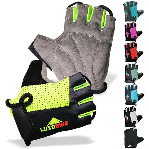 LuxoBike Half-Finger Cycling Gloves: $15.19