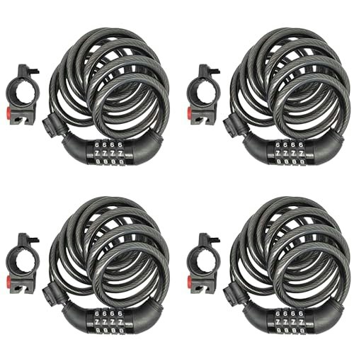 Sepox 6-Foot Retractable 4-Digit Combination Cable Bike Lock 4-Pack: $22.37 Sepox 6-Foot Retractable 4-Digit Combination Cable Bike Lock 4-Pack: $22.37