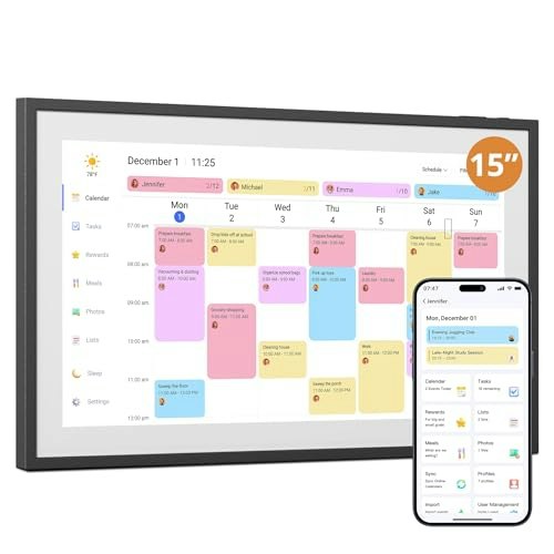 15.6-Inch Digital Wall Calendar Smart Family Hub: $135.99