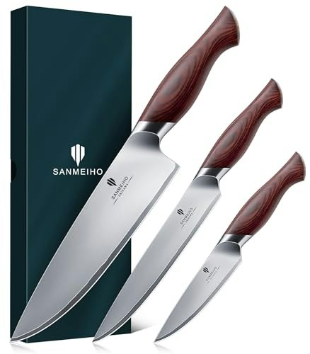 Sanmeiho 3-Piece Japanese Knife Set: $56.98 Sanmeiho 3-Piece Japanese Knife Set: $56.98