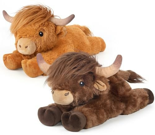 Microwavable Highland Cow Weighted Stuffed Animal 2-Pack: $37.59 Microwavable Highland Cow Weighted Stuffed Animal 2-Pack: $37.59