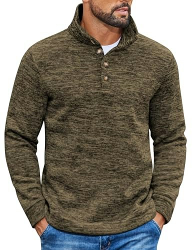 Coofandy Men's Knitted Ribbed Polo Sweater: $23.99 Coofandy Men's Knitted Ribbed Polo Sweater: $23.99