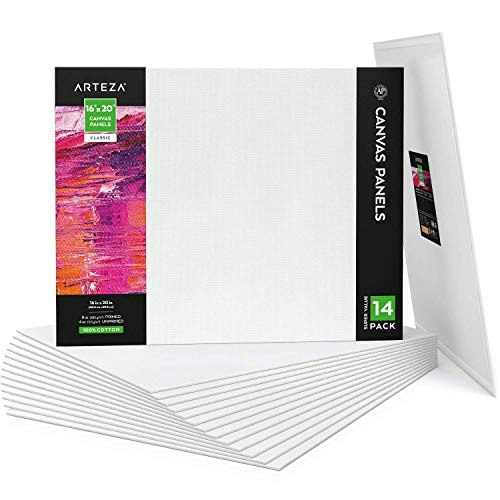 Arteza 16x20-Inch Canvas Panels 14-Pack: $42.79 Arteza 16x20-Inch Canvas Panels 14-Pack: $42.79