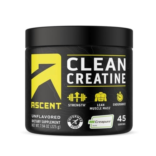 Ascent Clean Creatine Monohydrate 45-Serving Tub: $19.99 Ascent Clean Creatine Monohydrate 45-Serving Tub: $19.99