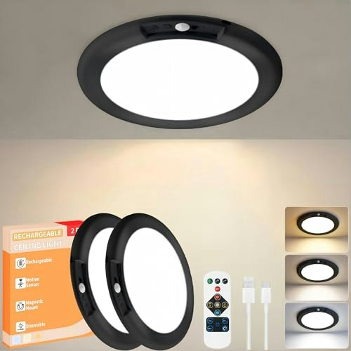 Kyekio Rechargeable LED Ceiling and Shower Light 2-Pack: $30.39 Kyekio Rechargeable LED Ceiling and Shower Light 2-Pack: $30.39