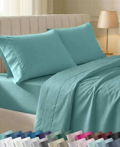 California Design Den Queen Cotton Sateen Bed Sheet Set: $43.99 California Design Den Queen Cotton Sateen Bed Sheet Set: $43.99