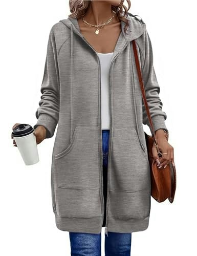 Zeagoo Women's Oversized Fleece Zip-Up Hoodie: $30.38 Zeagoo Women's Oversized Fleece Zip-Up Hoodie: $30.38
