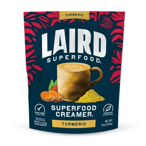 Laird Superfood Turmeric Coconut Powder Coffee Creamer 16-oz. Bag: $19.20 Laird Superfood Turmeric Coconut Powder Coffee Creamer 16-oz. Bag: $19.20