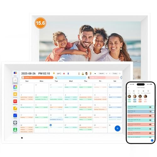 15.6-inch Digital Smart Calendar and Chore Chart: $142.48