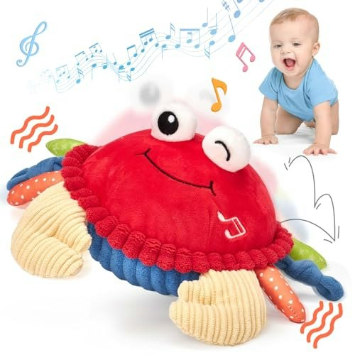 Hahaland Musical Crawling Bouncing Crab Baby Toy: $19.94 Hahaland Musical Crawling Bouncing Crab Baby Toy: $19.94