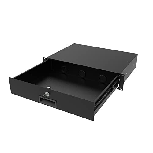 QiaoYoubang 2U 19-Inch Rack Mount Server Cabinet Drawer: $47.99